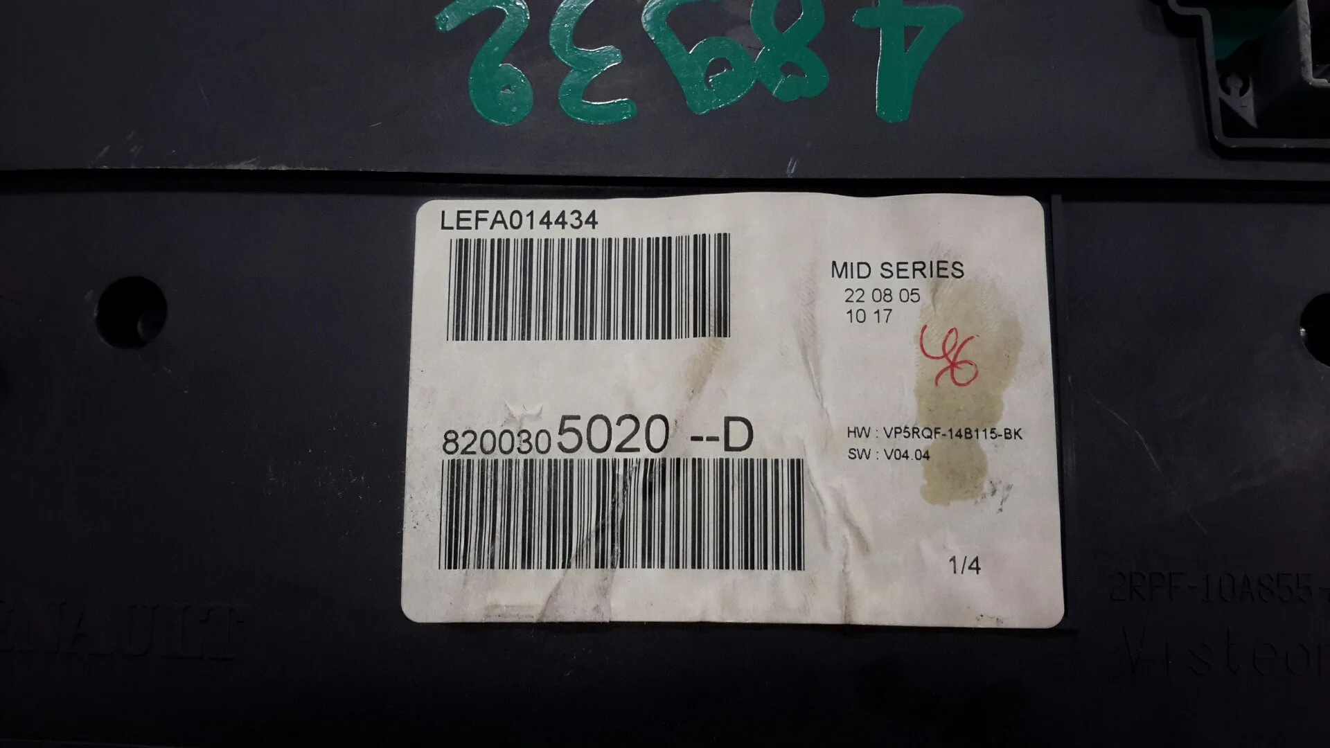 Cuadro Instrumentos para Renault Clio Iii