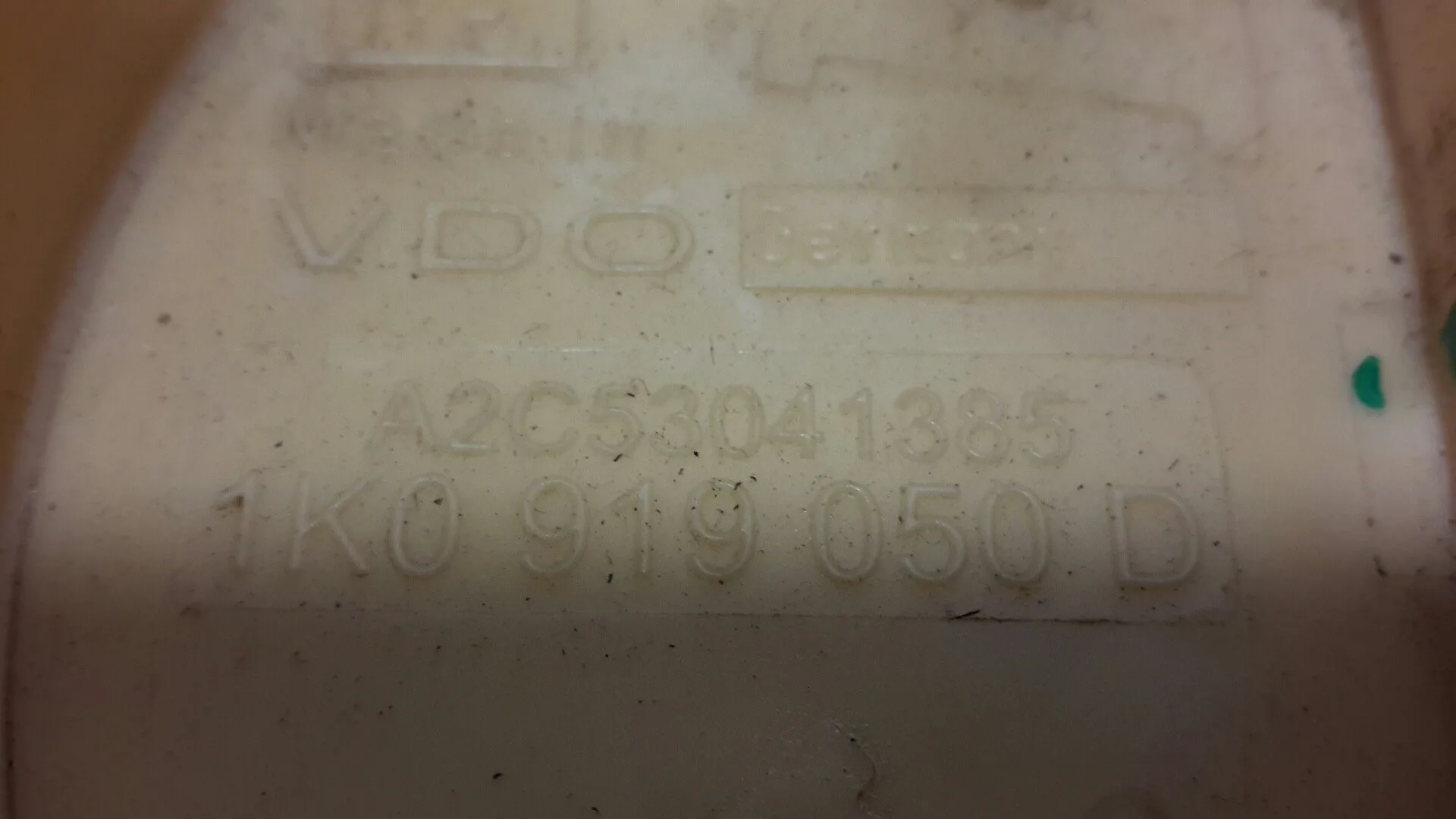 Aforador para Volkswagen Golf V Berlina (1K1)