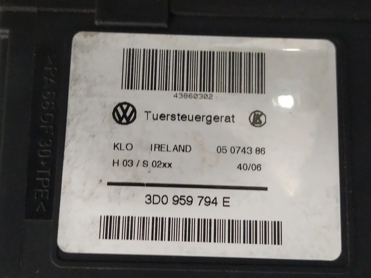 Elevalunas Trasero Derecho para Volkswagen Touareg (7L6)
