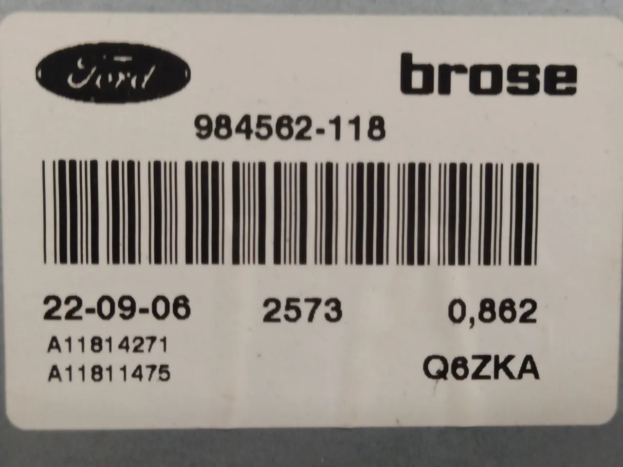 Elevalunas Delantero Izquierdo para Ford Focus Berlina (Cap)