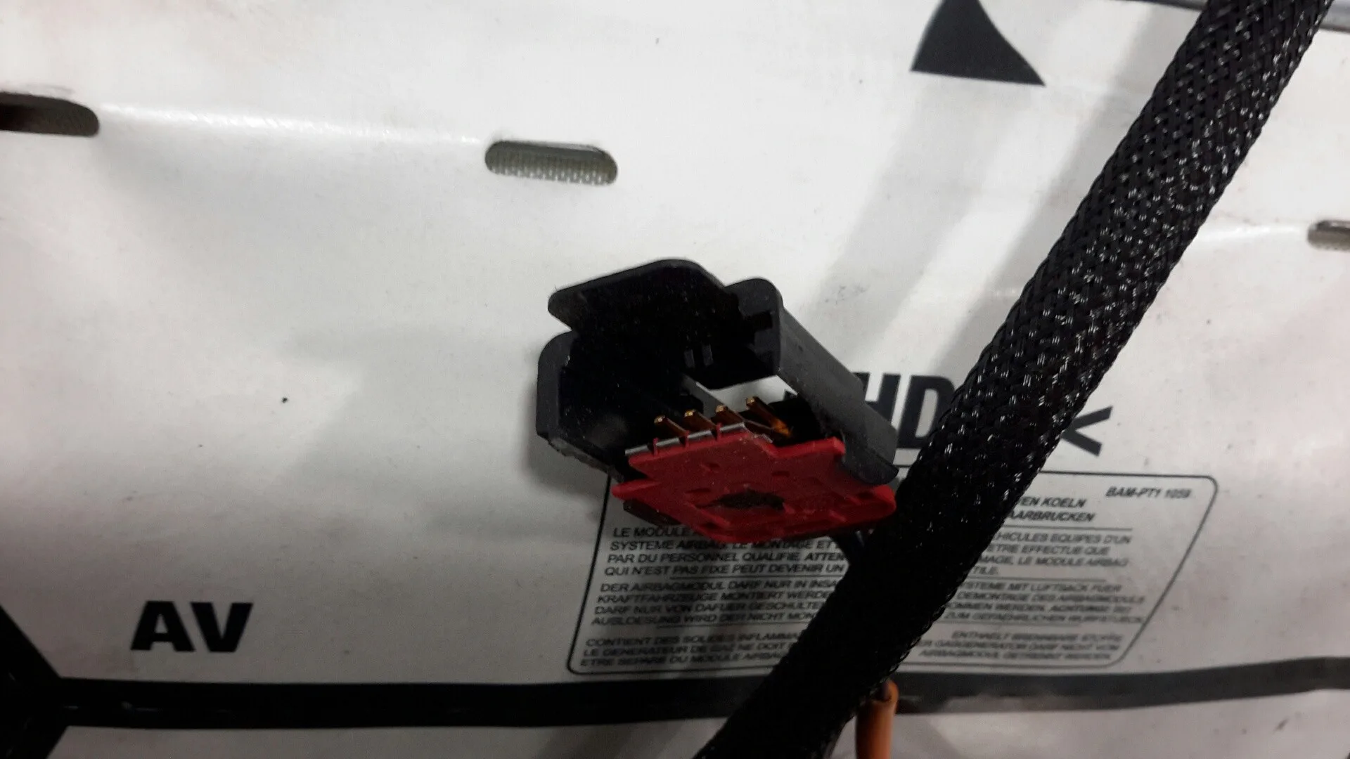 Airbag Delantero Derecho para Peugeot 307 Cc (S1)
