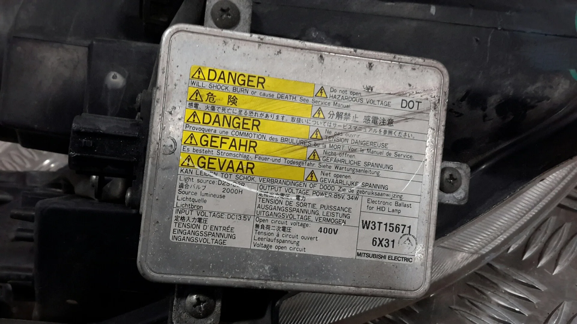 Faro Izquierdo para Mazda 5 Berl. (Cr)