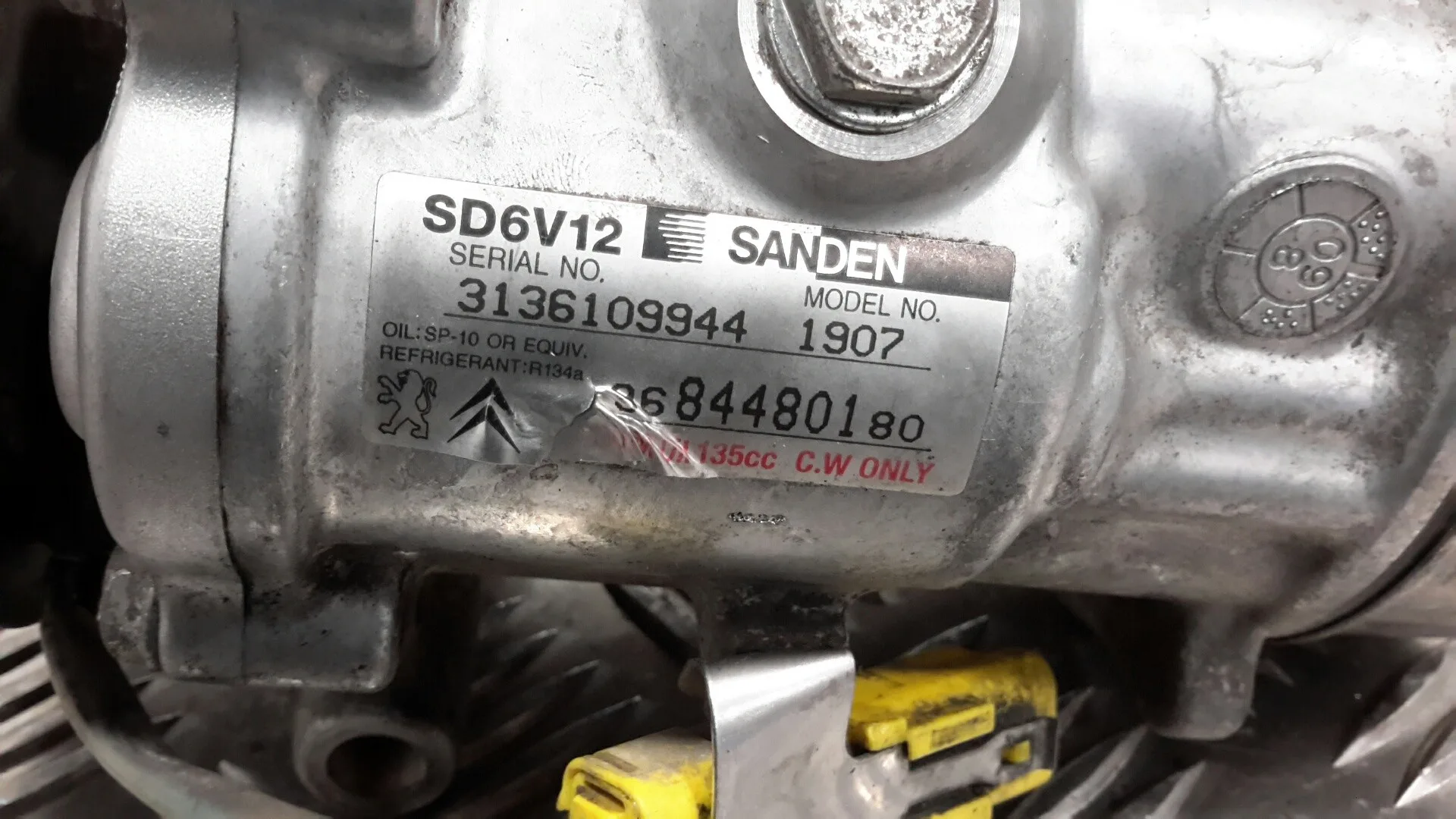 Compresor Aire Acondicionado para Peugeot 206+