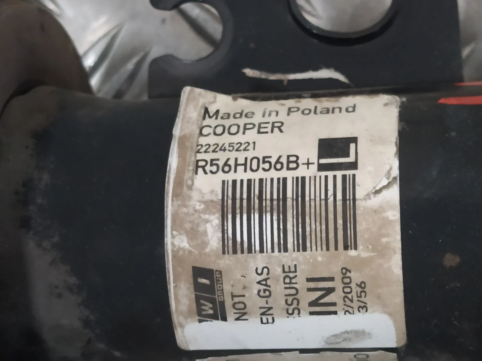 Amortiguador Trasero Izquierdo para Mini Mini (R56)
