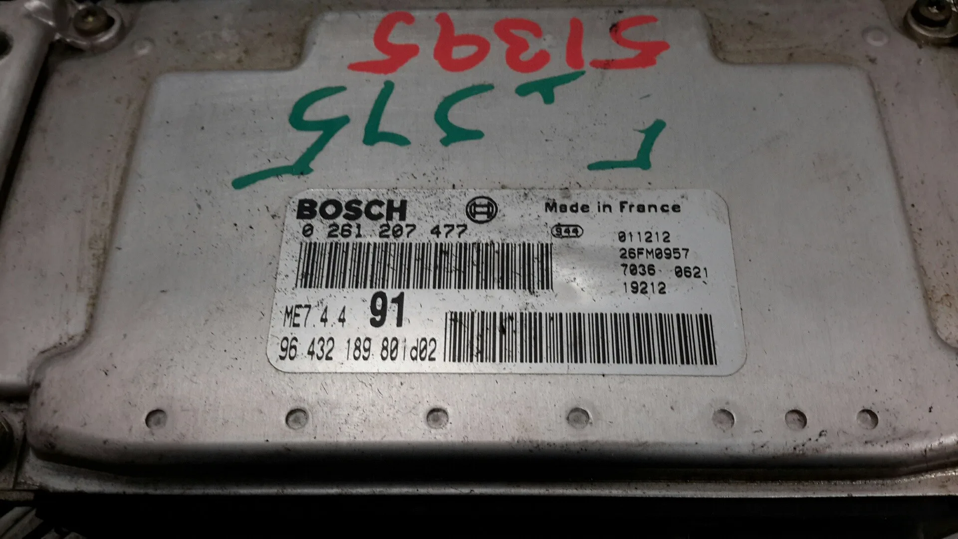 Centralita Motor Uce para Peugeot 206 Berlina