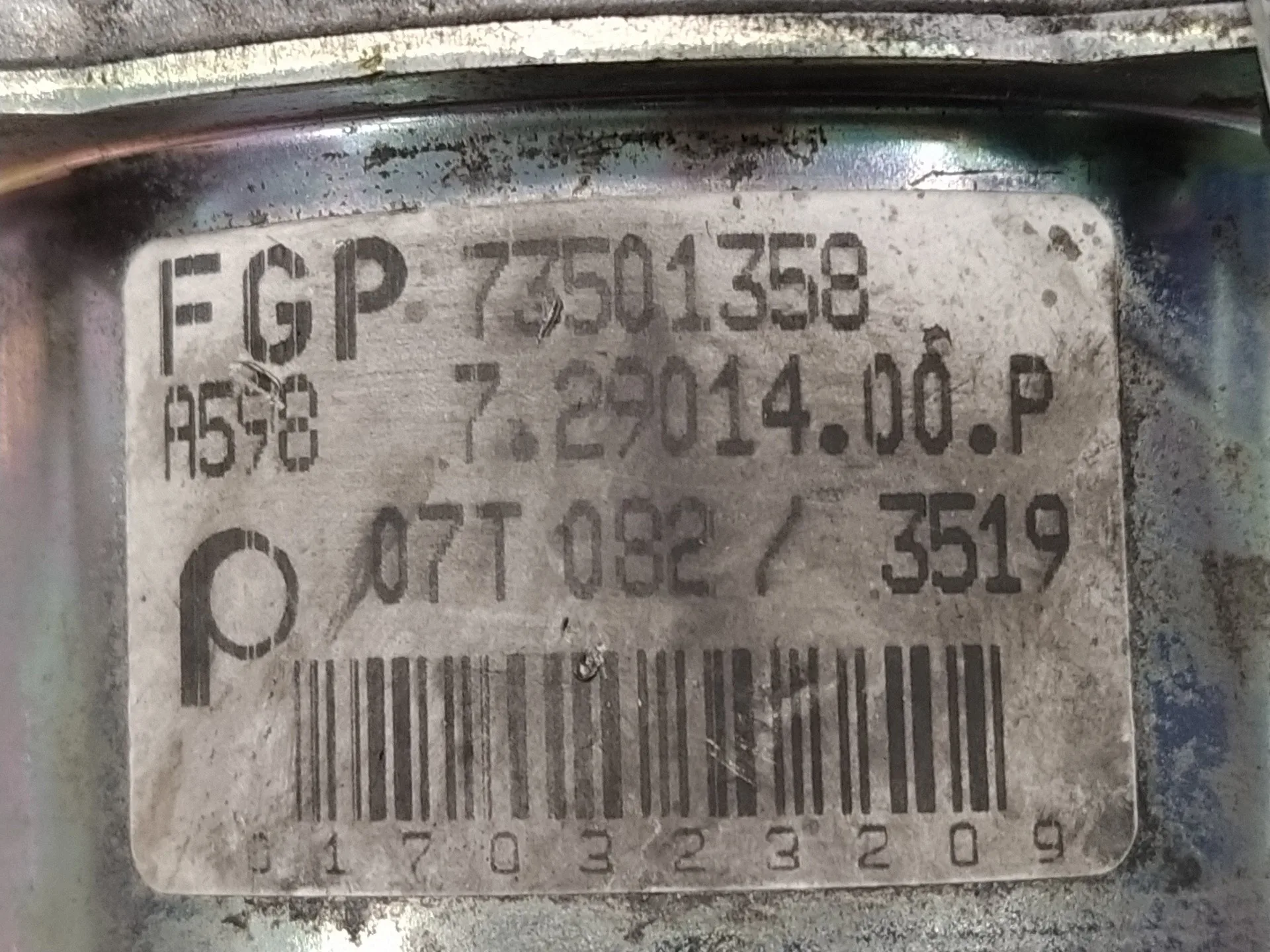Depresor Freno / Bomba Vacio para Fiat Panda (169)