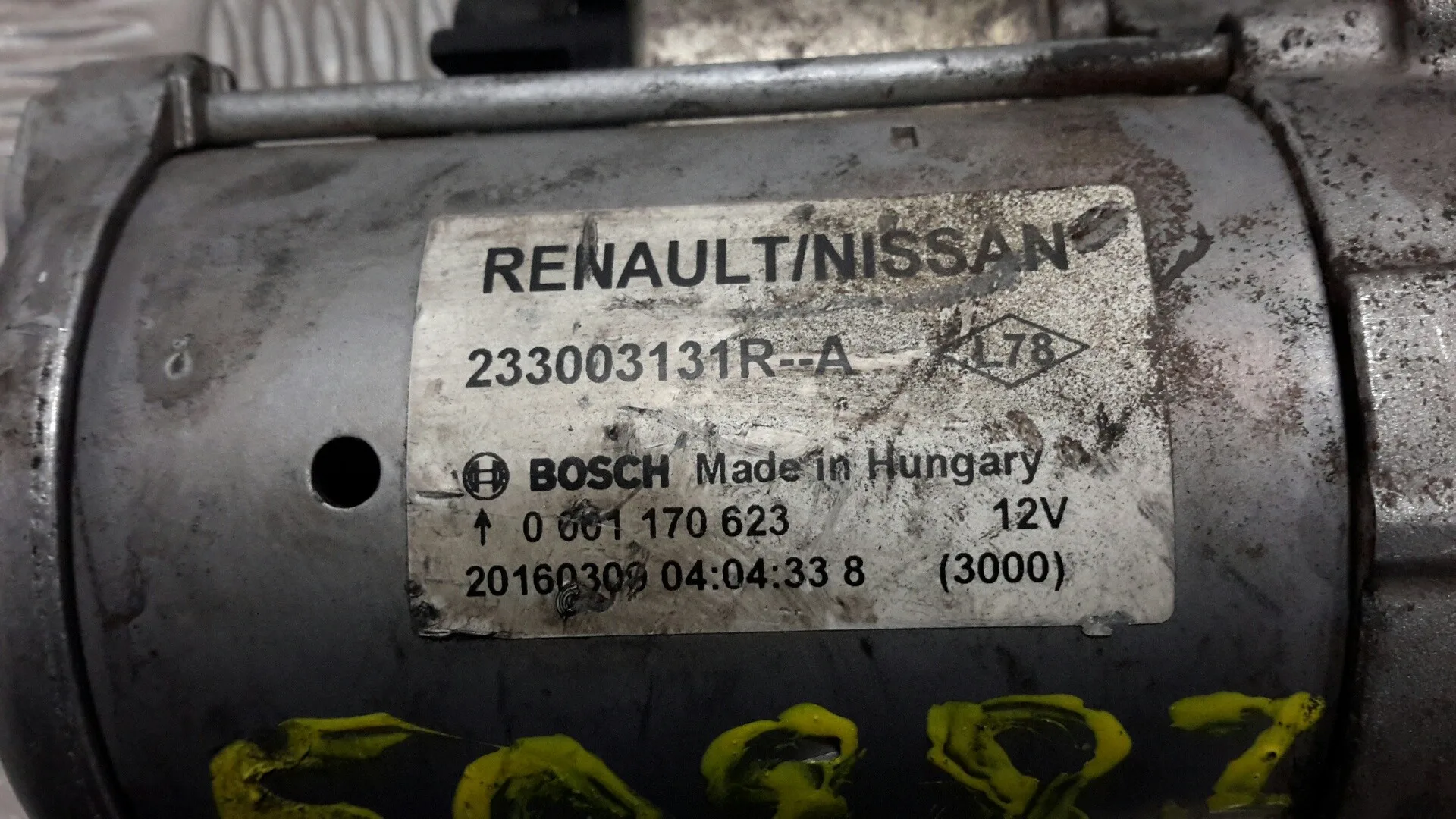 Motor Arranque para Nissan Qashqai (J11)