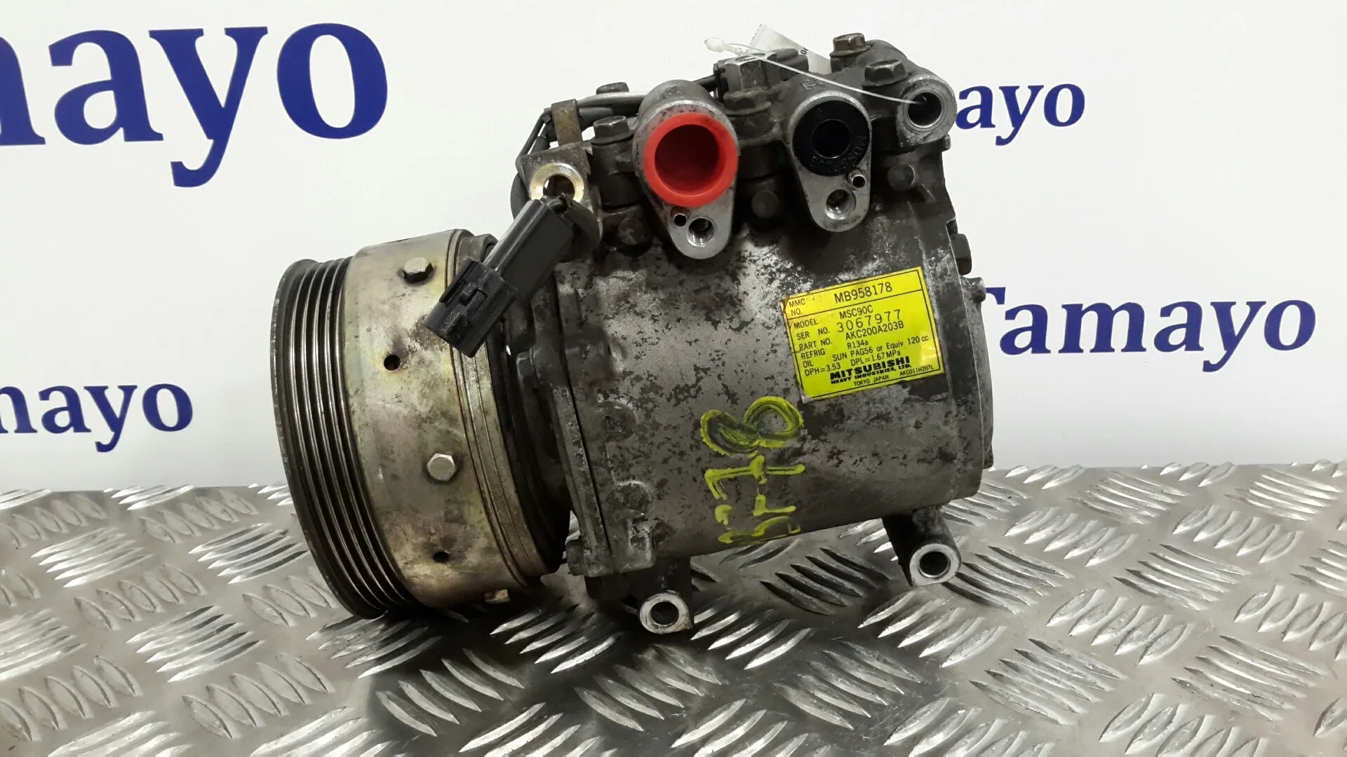 Compresor Aire Acondicionado para Mitsubishi Carisma Berlina 4 (Da0)