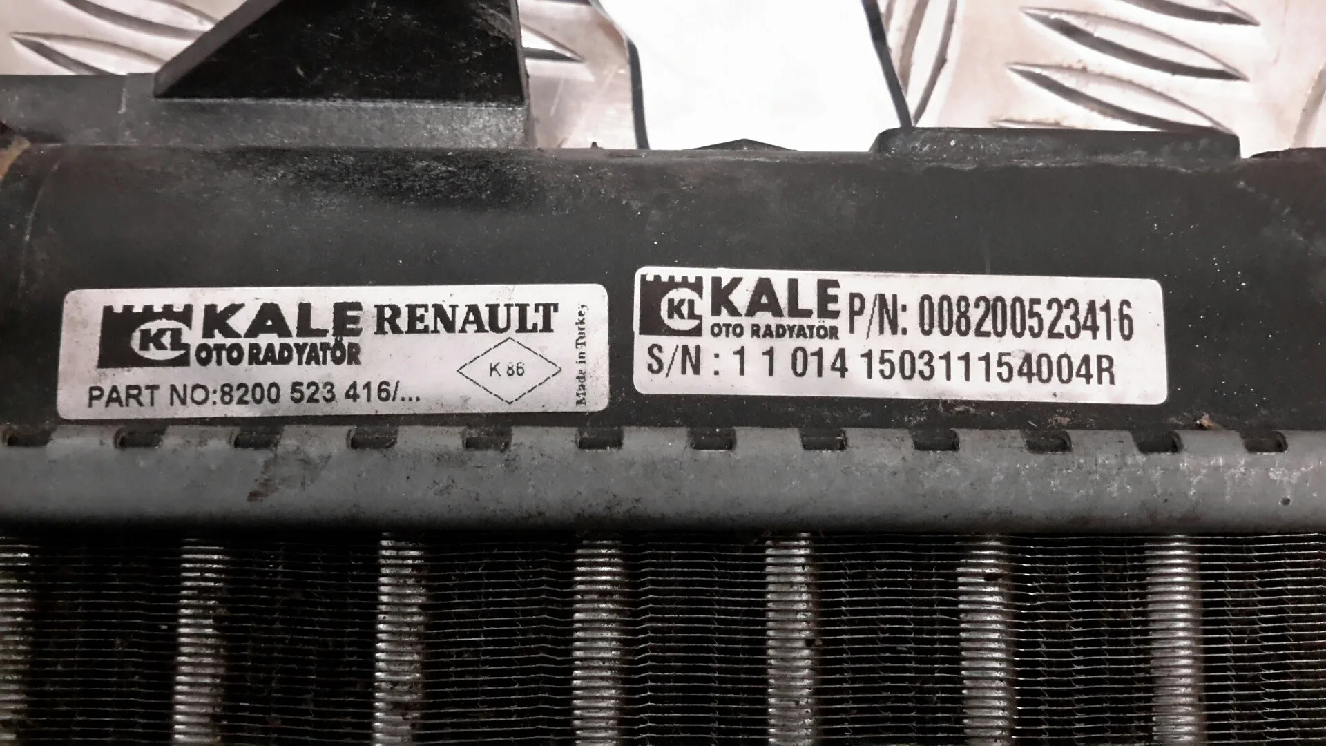 Radiador Agua para Renault Clio Iii