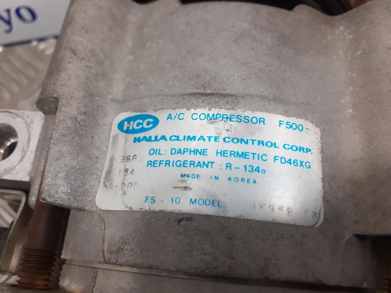 Compresor Aire Acondicionado para Hyundai Coupe (J2)