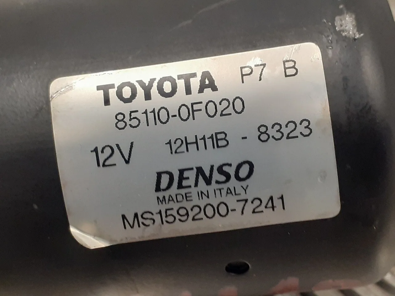Motor Limpia Delantero para Toyota Corolla Verso (R1)