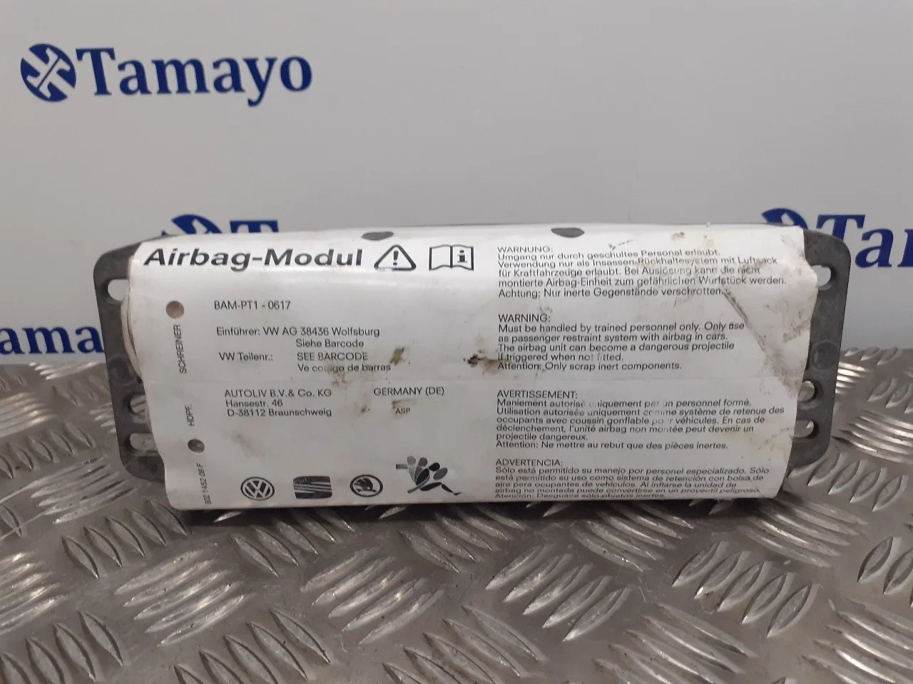 Airbag Delantero Derecho para Volkswagen Jetta (1K2)