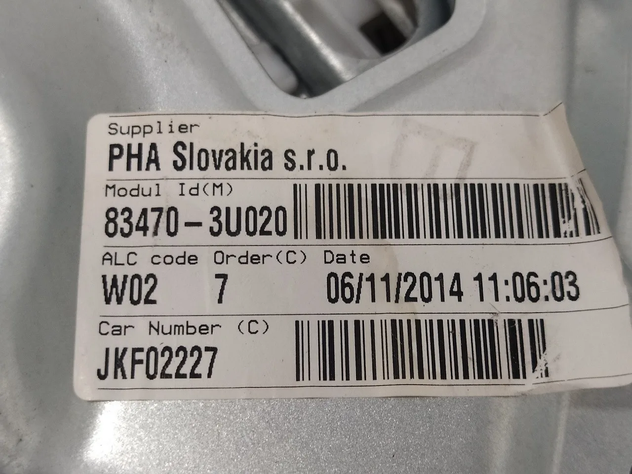 Elevalunas Trasero Izquierdo para Kia Sportage