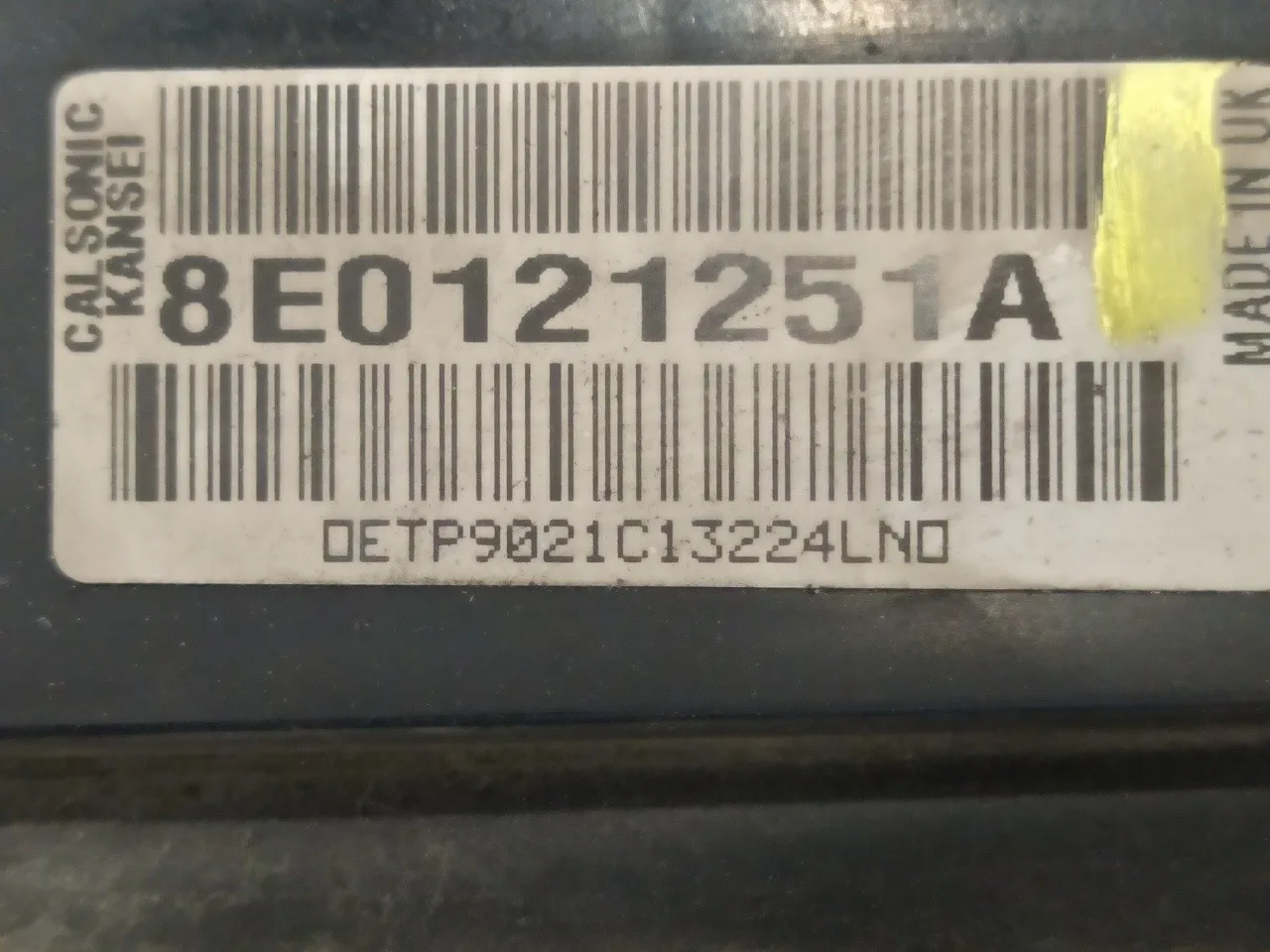 Radiador Agua para Audi A4 Berlina (8E)