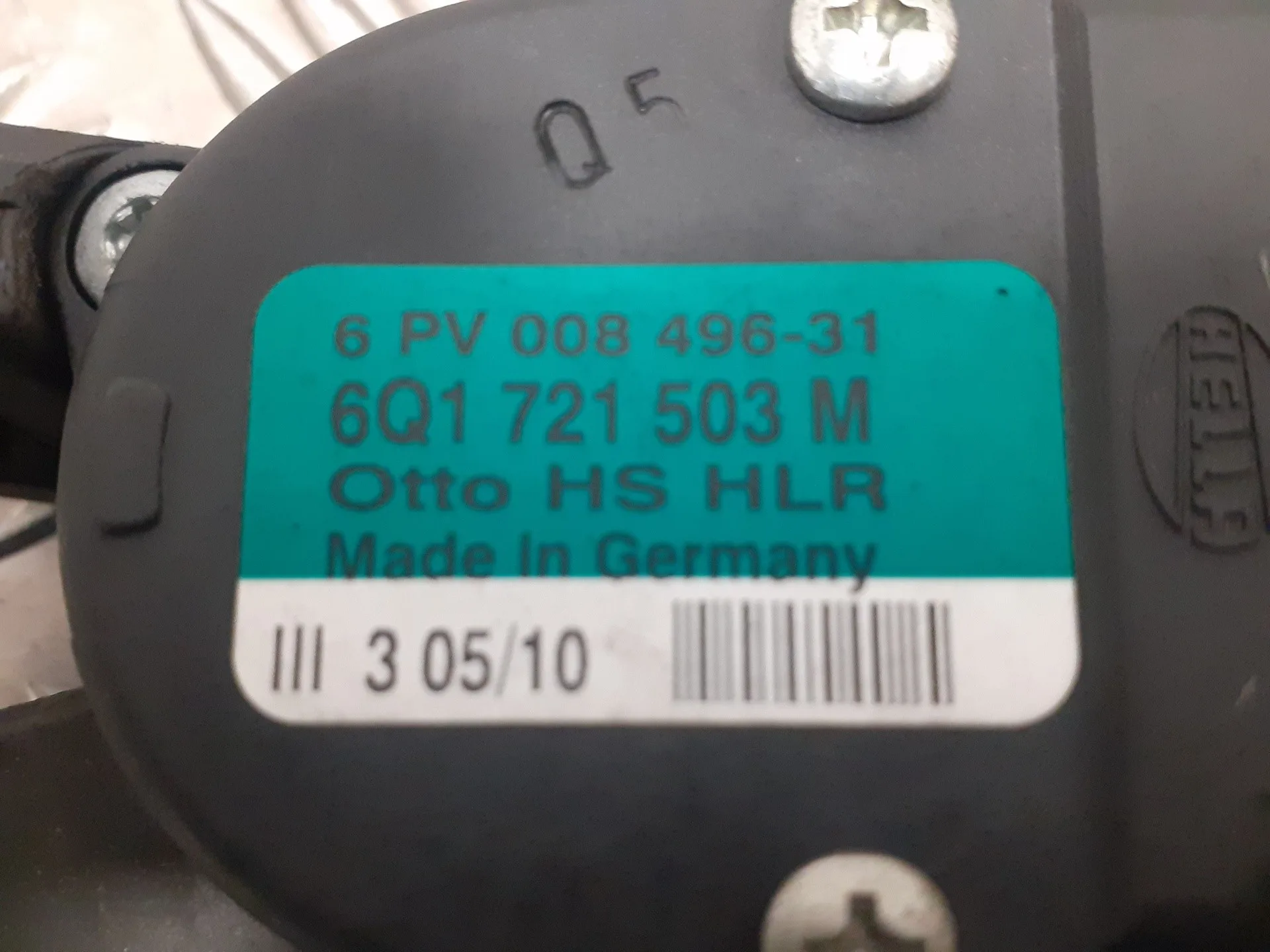 Pedal Acelerador para Seat Ibiza (6J5)