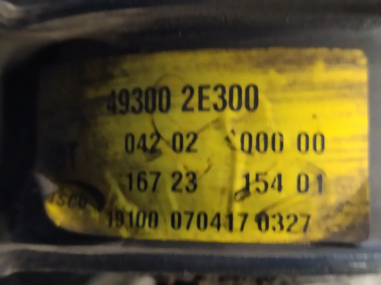 Transmision Central para Hyundai Tucson (Jm)