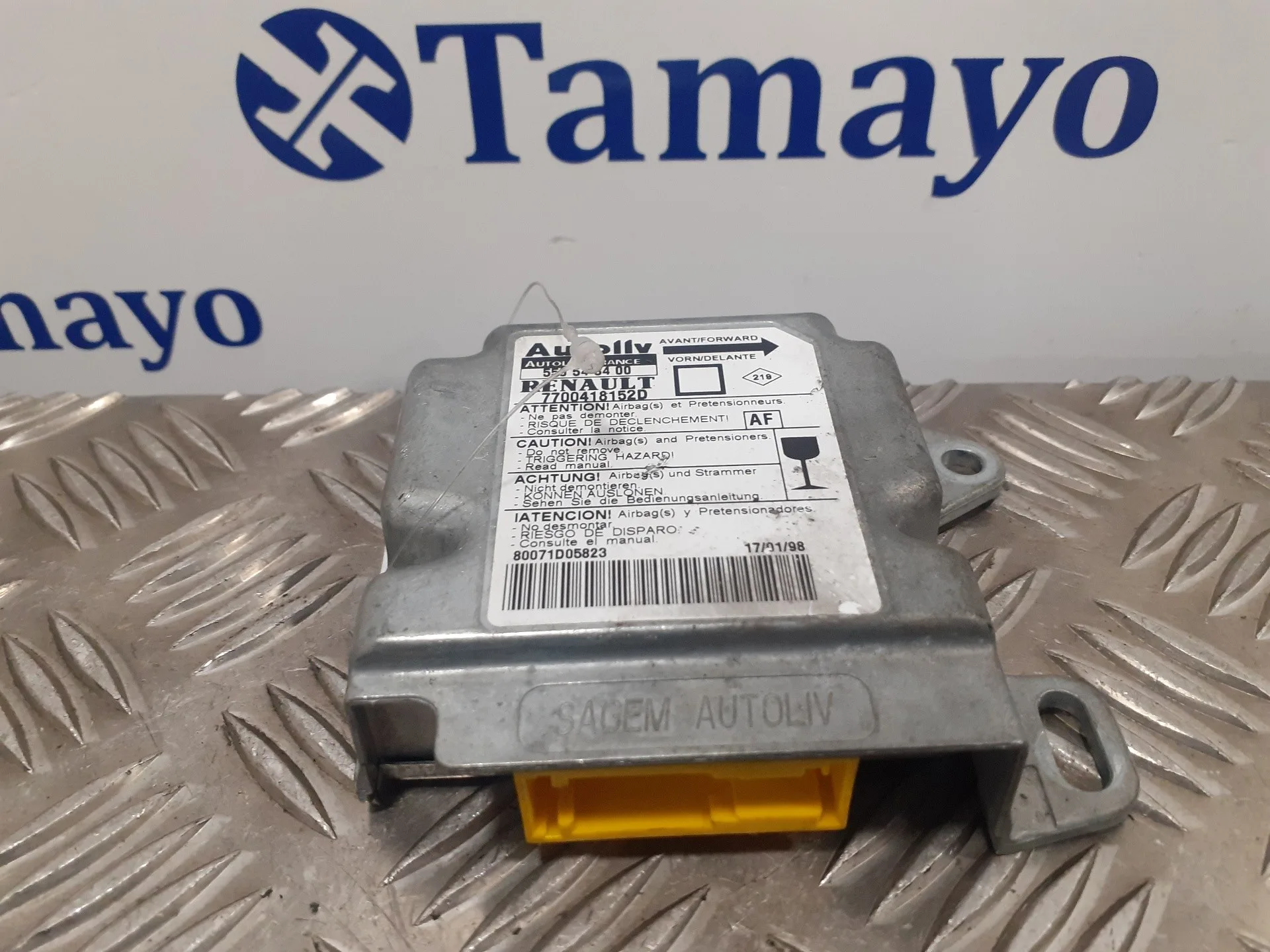 Centralita Airbag para Renault Megane I Berlina Hatchback (Ba0)