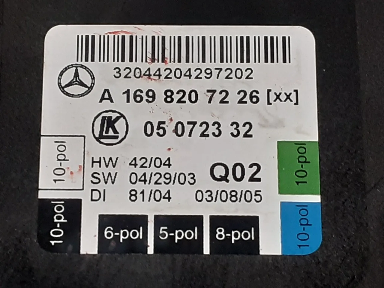 Modulo Electronico para Mercedes-Benz Clase B (W245)
