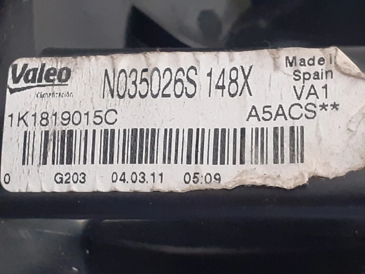 Motor Calefaccion para Seat Altea (5P1)