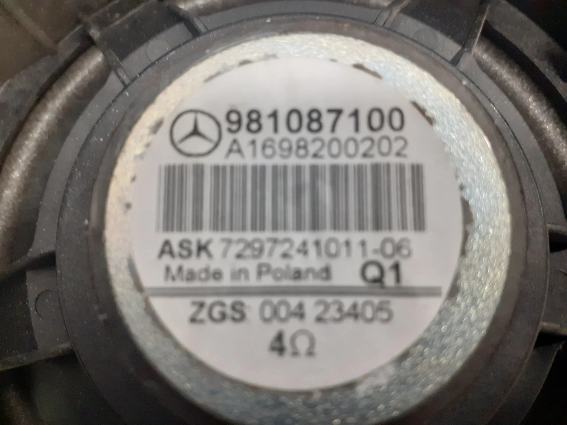 Elevalunas Delantero Derecho para Mercedes-Benz Clase B (W245)