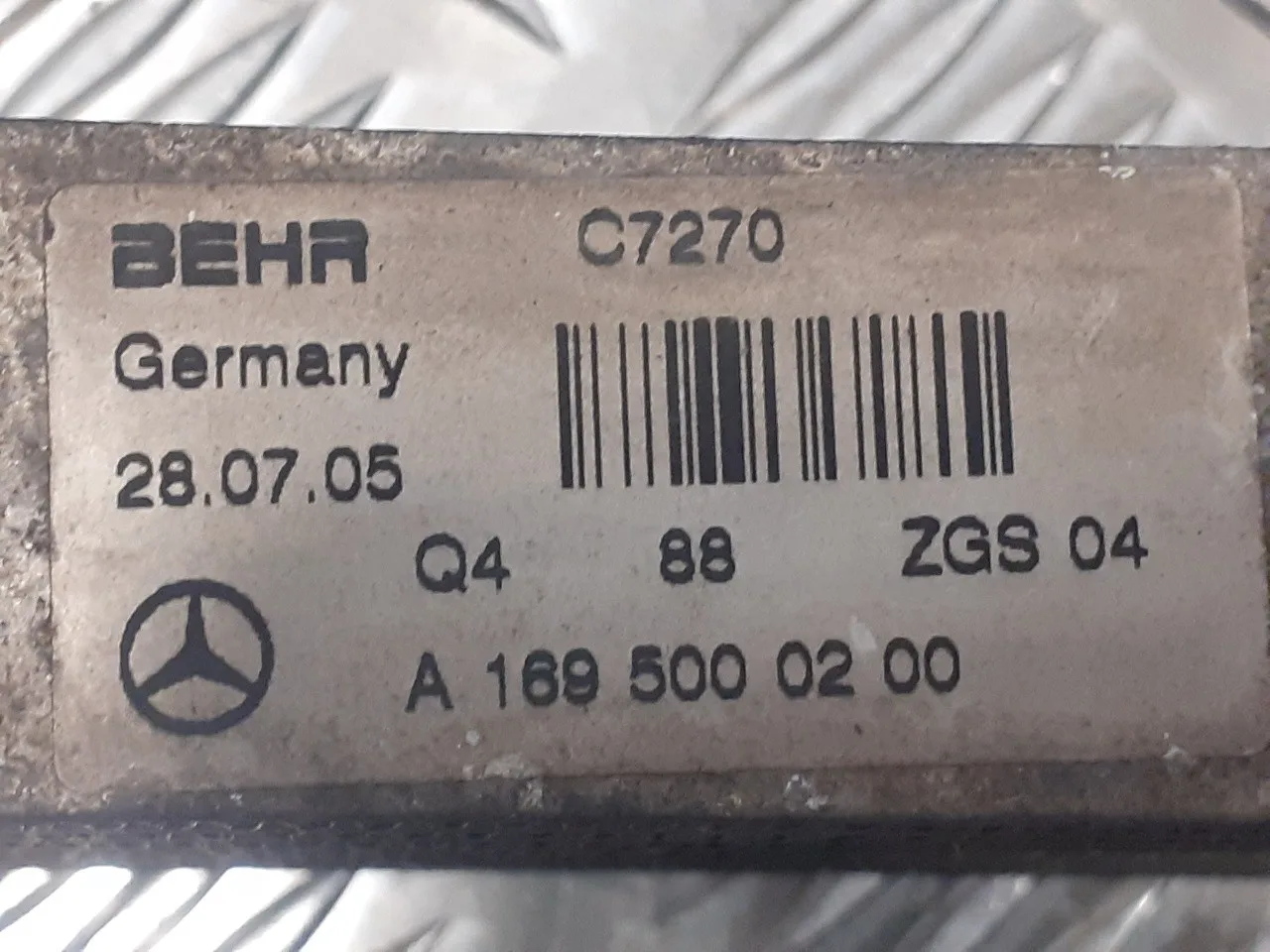Radiador Aceite para Mercedes-Benz Clase B (W245)