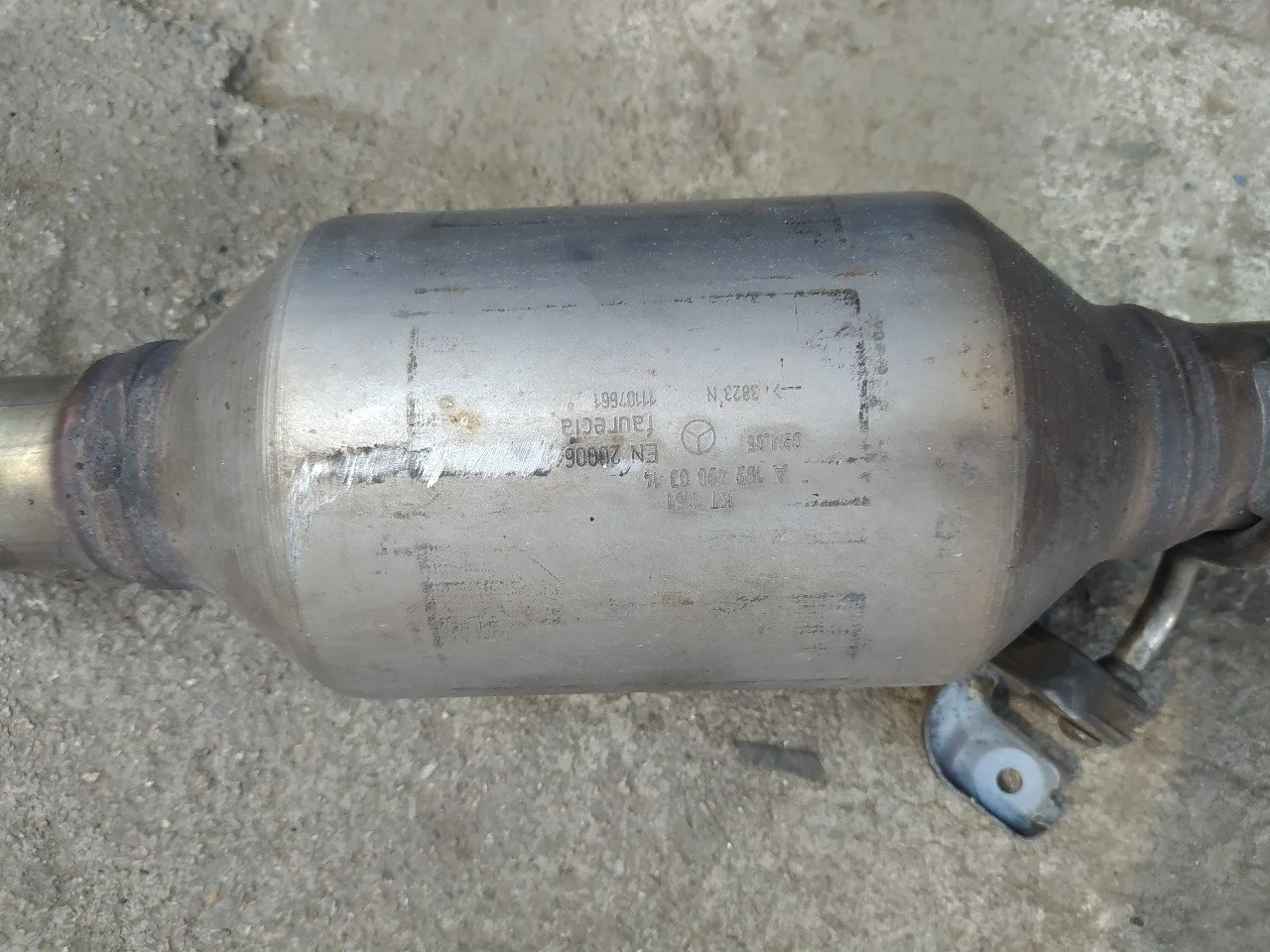 Tubo Escape Completo para Mercedes-Benz Clase B (W245)