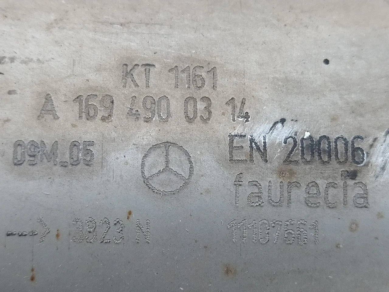 Tubo Escape Completo para Mercedes-Benz Clase B (W245)