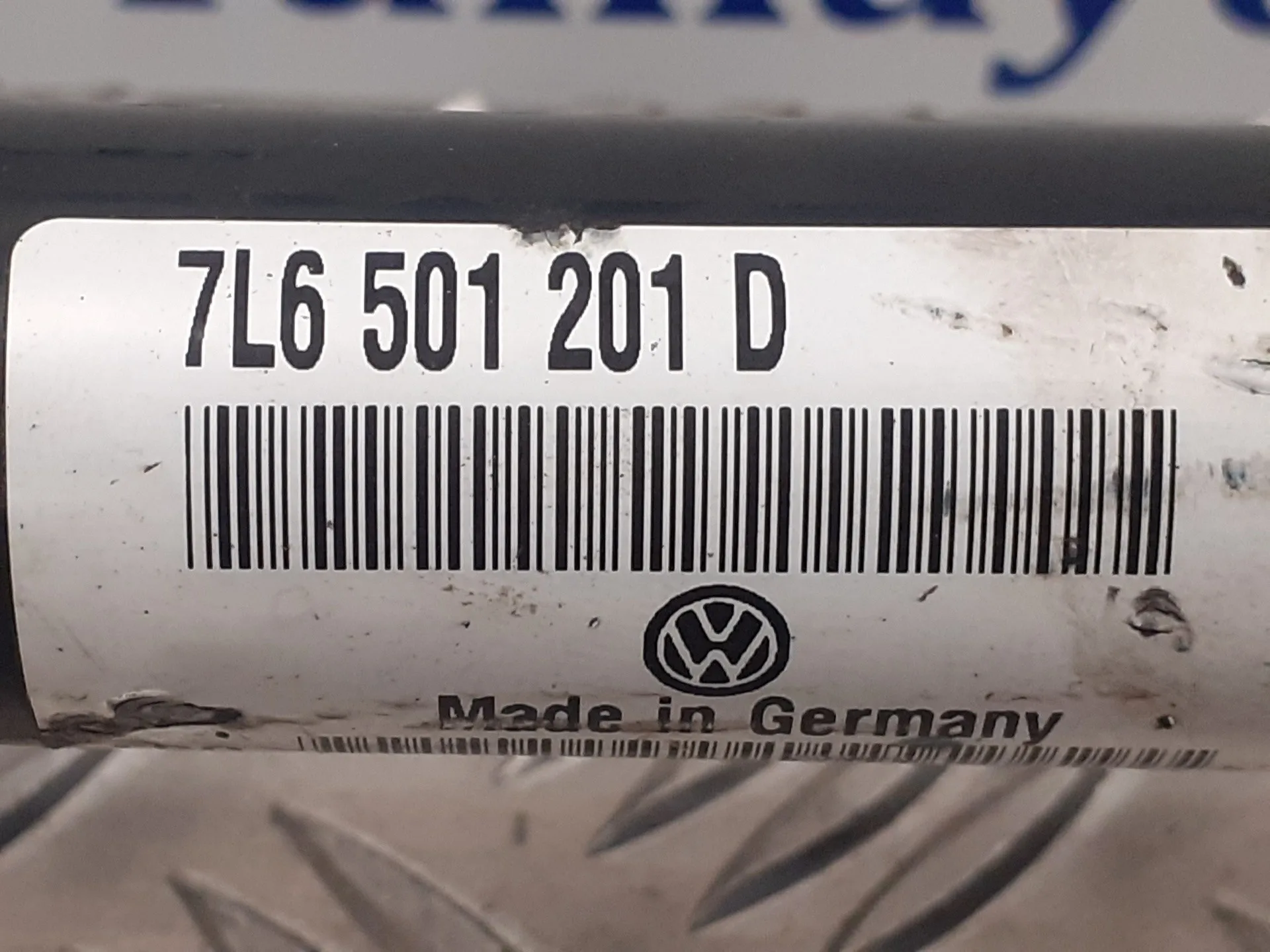 Transmision Trasera Derecha para Volkswagen Touareg (7L6)