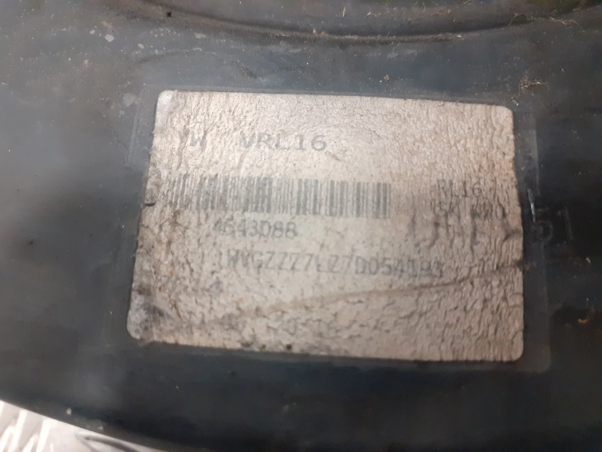 Mangueta Trasera Izquierda para Volkswagen Touareg (7L6)