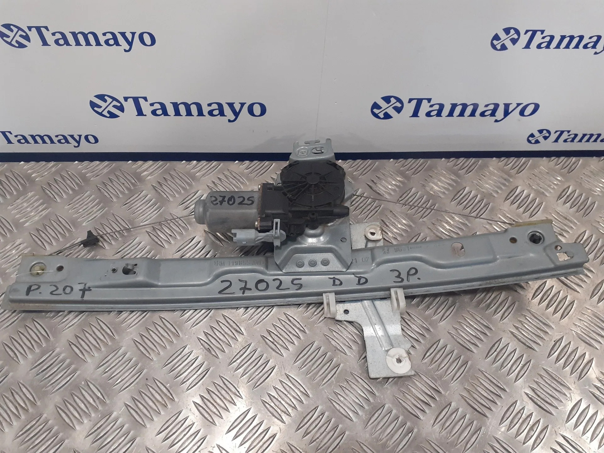 Elevalunas Delantero Derecho para Peugeot 207