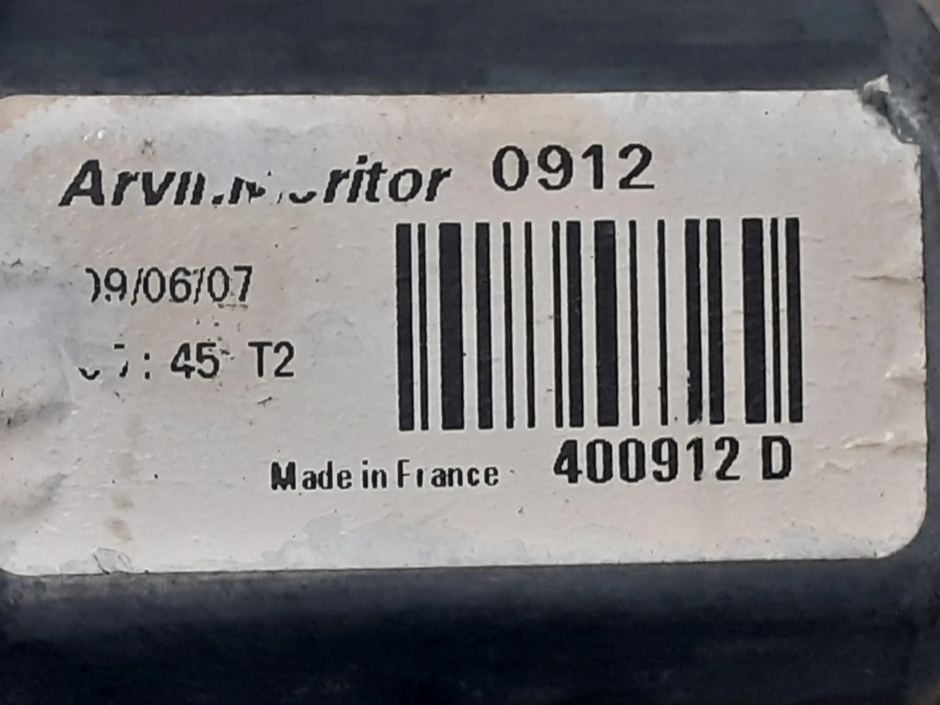 Elevalunas Delantero Derecho para Peugeot 207