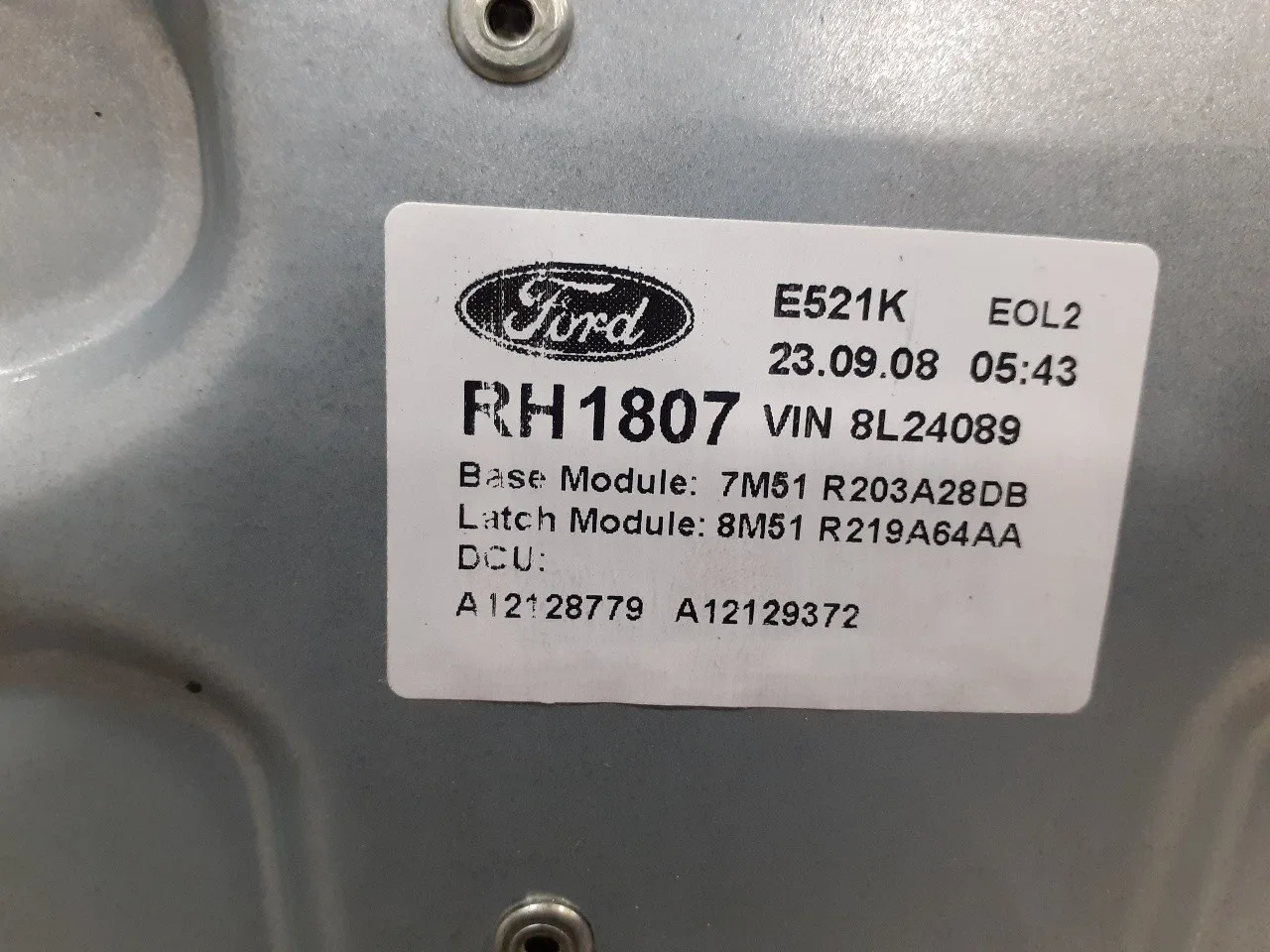 Elevalunas Delantero Derecho para Ford Kuga (Cbv)