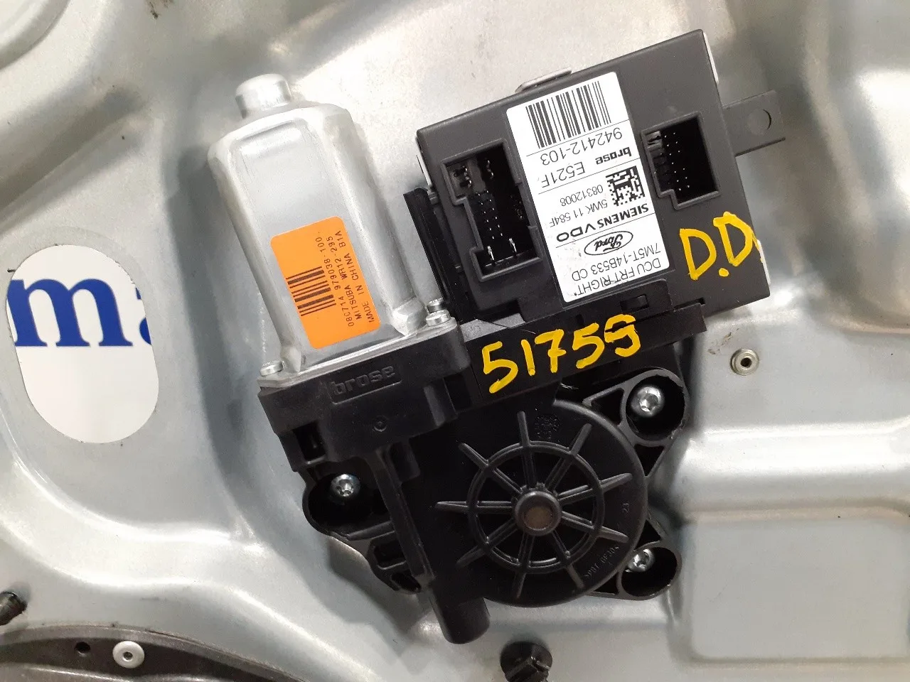 Elevalunas Delantero Derecho para Ford Kuga (Cbv)