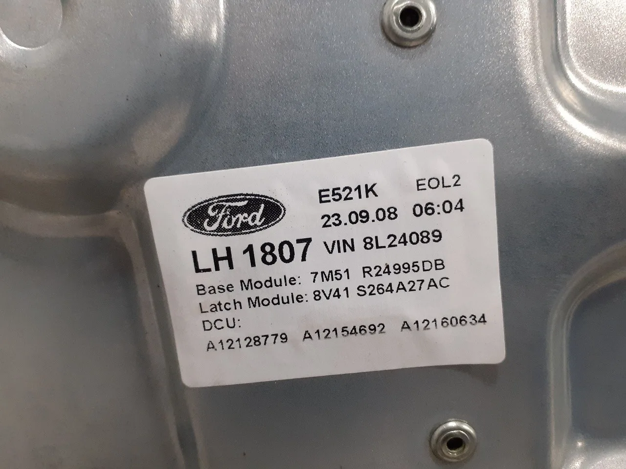 Elevalunas Trasero Izquierdo para Ford Kuga (Cbv)