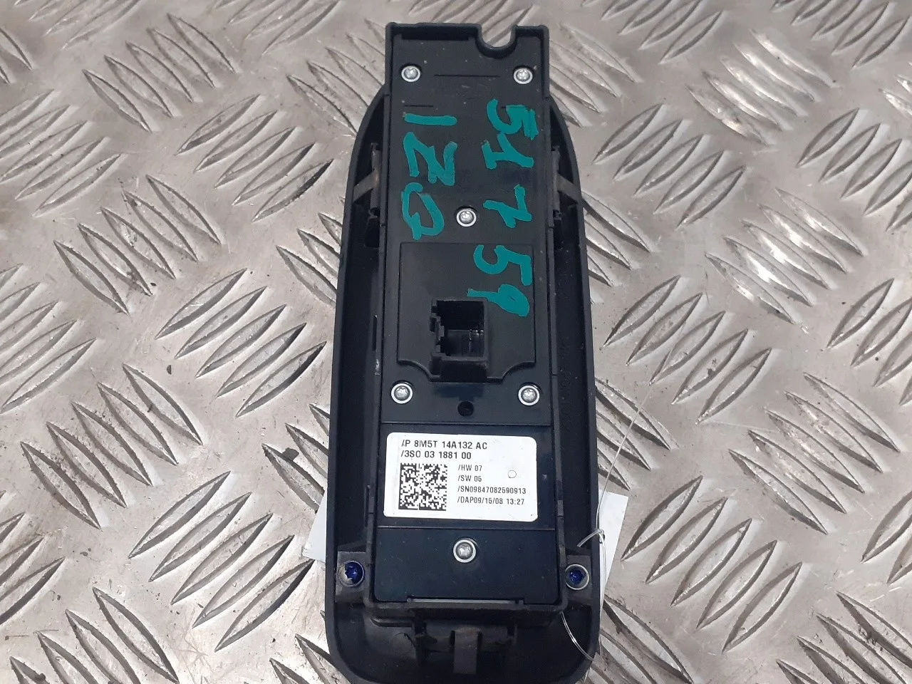 Mando Elevalunas Delantero Izquierdo para Ford Kuga (Cbv)