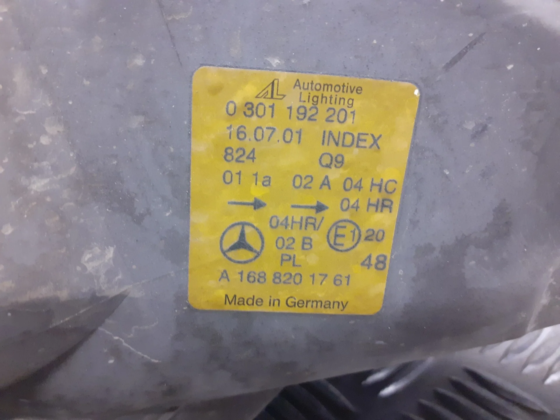 Faro Izquierdo para Mercedes-Benz Clase A (W168)
