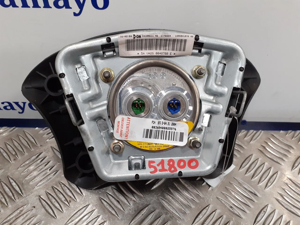 Airbag Delantero Izquierdo para Citroën C8