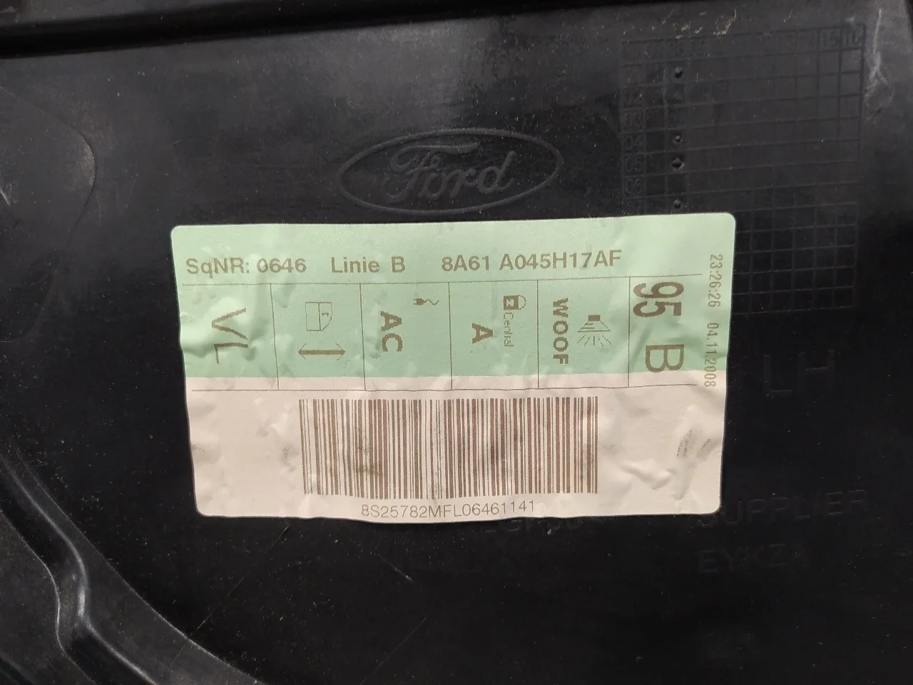 Elevalunas Delantero Izquierdo para Ford Fiesta (Cb1)