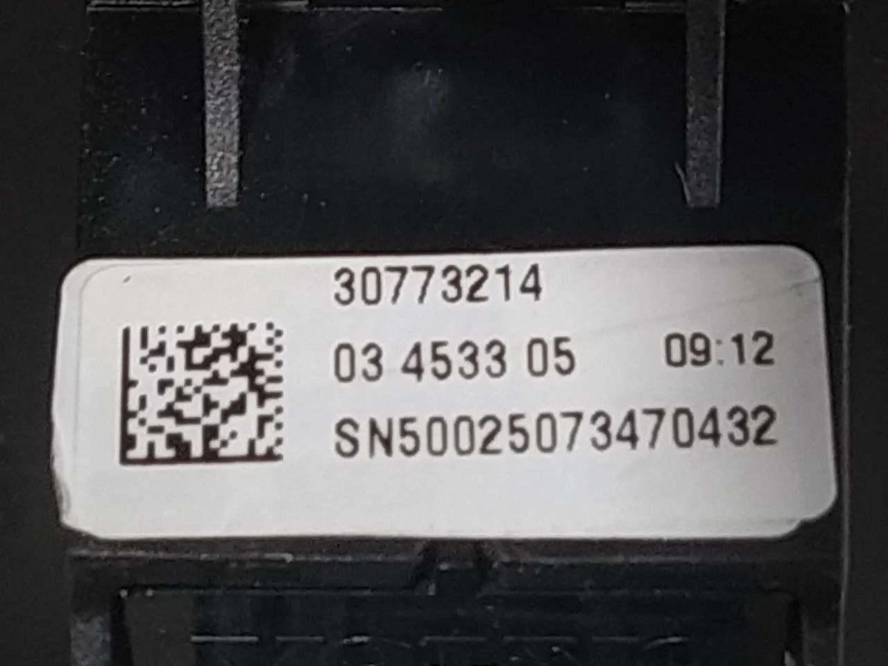 Mando Elevalunas Delantero Derecho para Volvo S40 Berlina