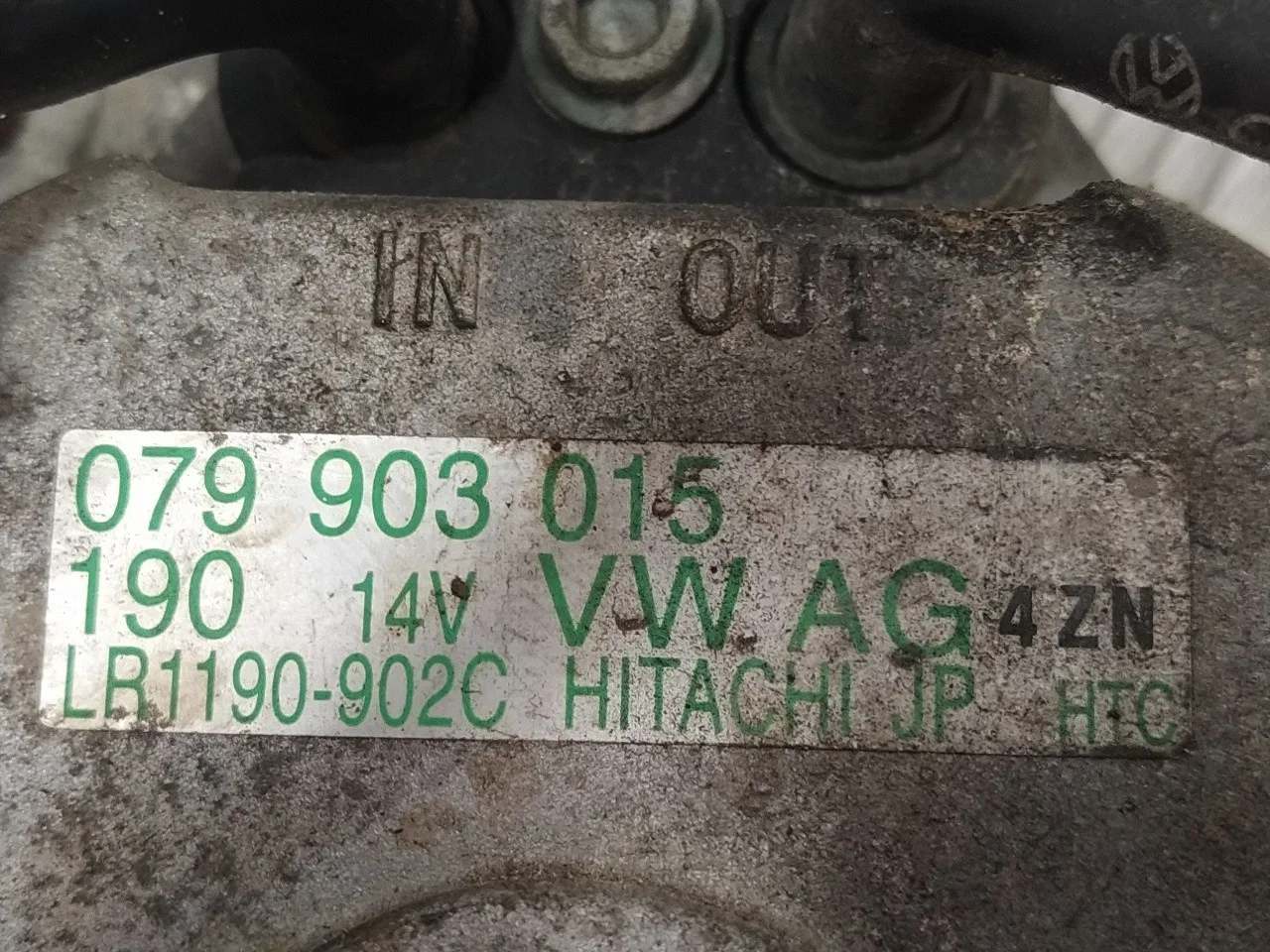 Alternador para Audi A6 Berlina (4F2)