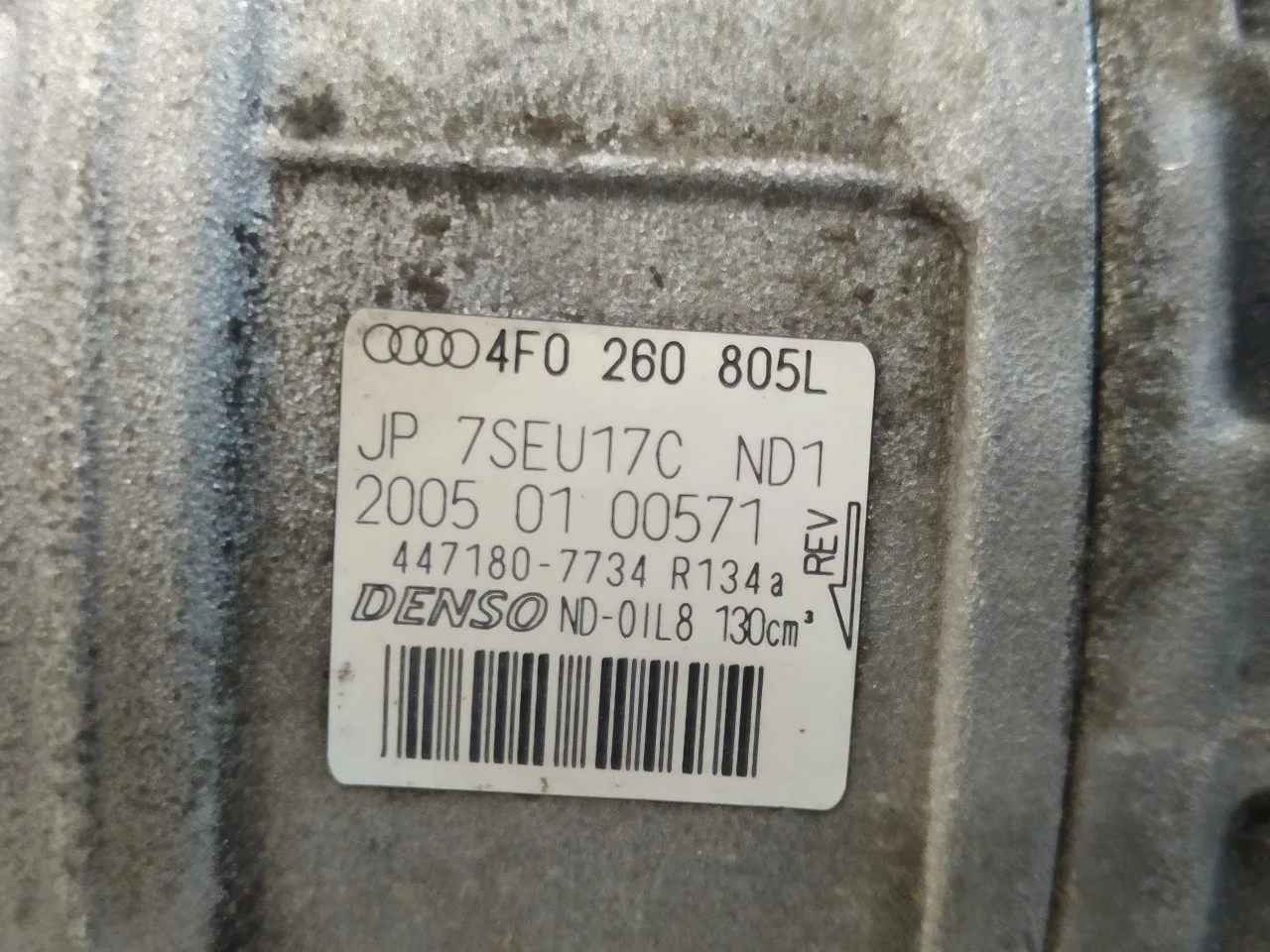 Compresor Aire Acondicionado para Audi A6 Berlina (4F2)