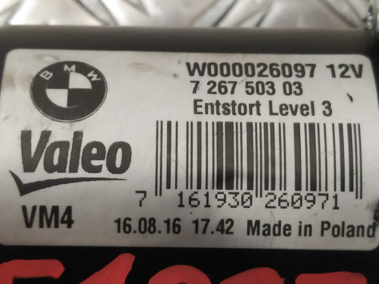Motor Limpia Delantero para Bmw Serie 3 Lim. (F30)
