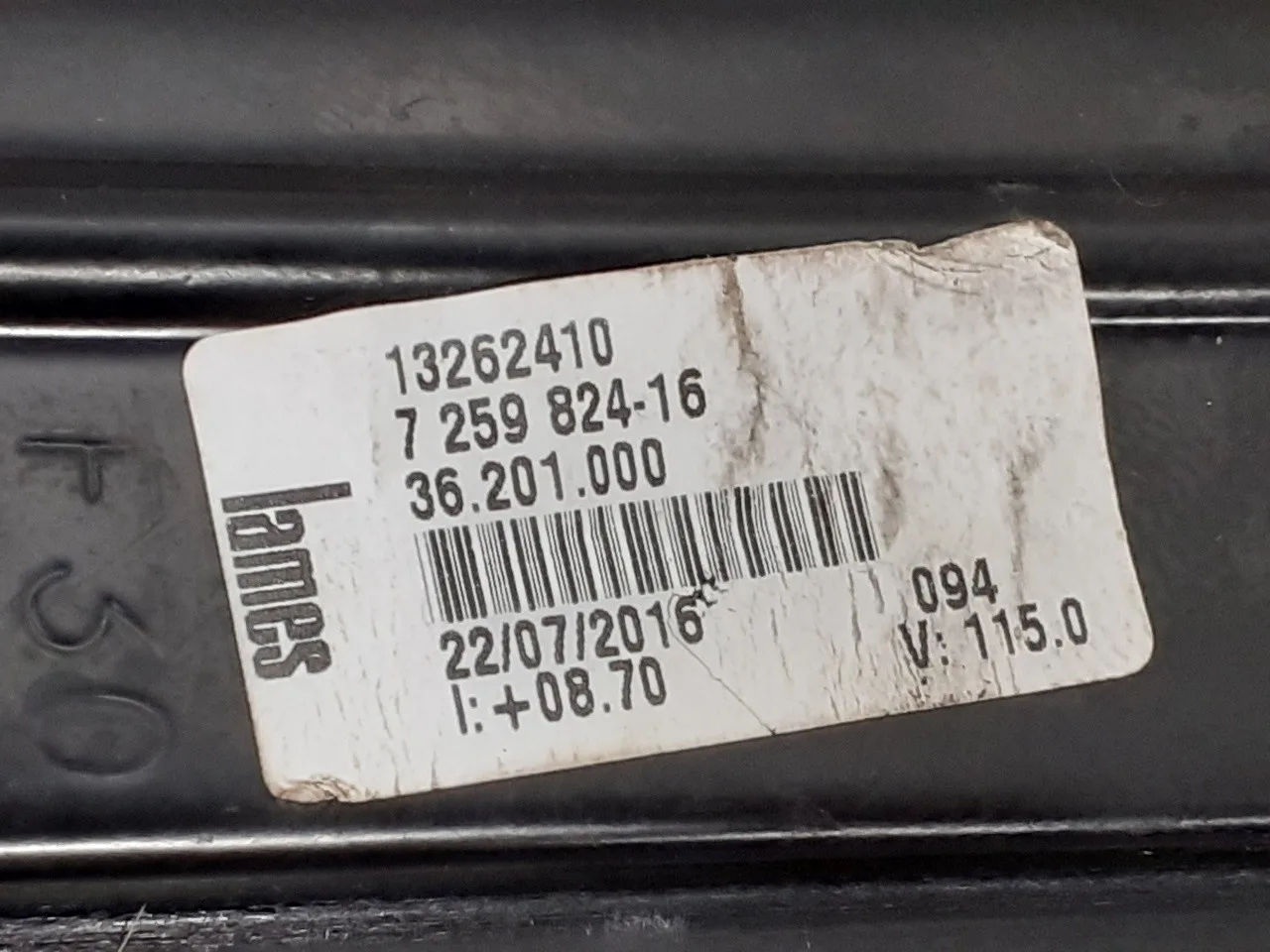 Elevalunas Delantero Derecho para Bmw Serie 3 Lim. (F30)