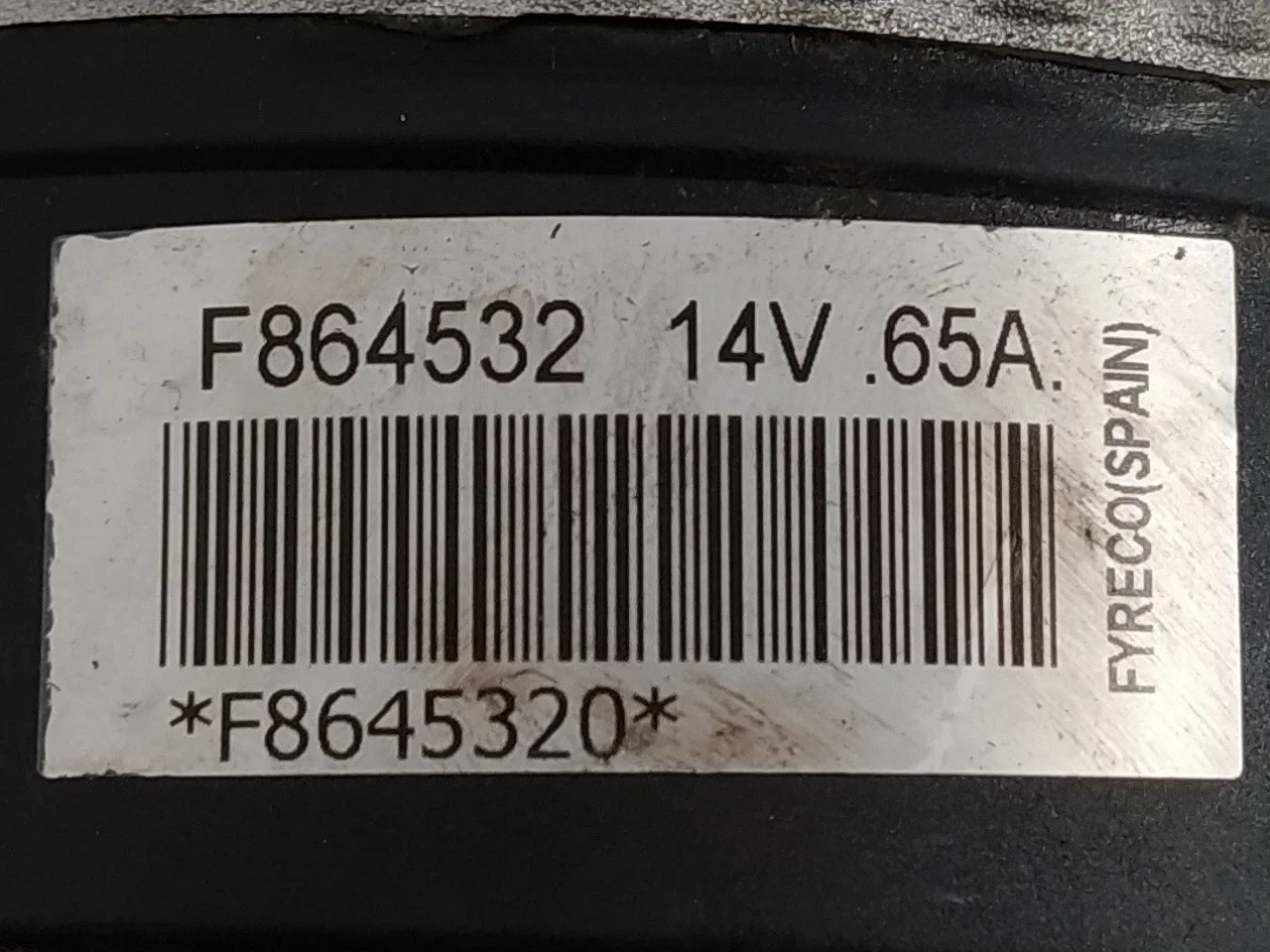 Alternador para Mg Serie 200 (Rf)