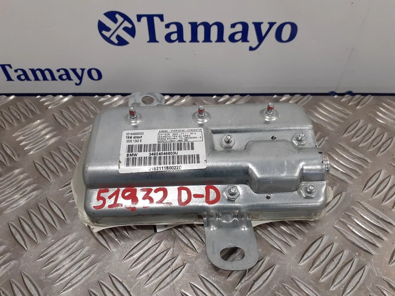 Airbag Lateral Delantero Derecho para Bmw Serie 7 (E65/E66)