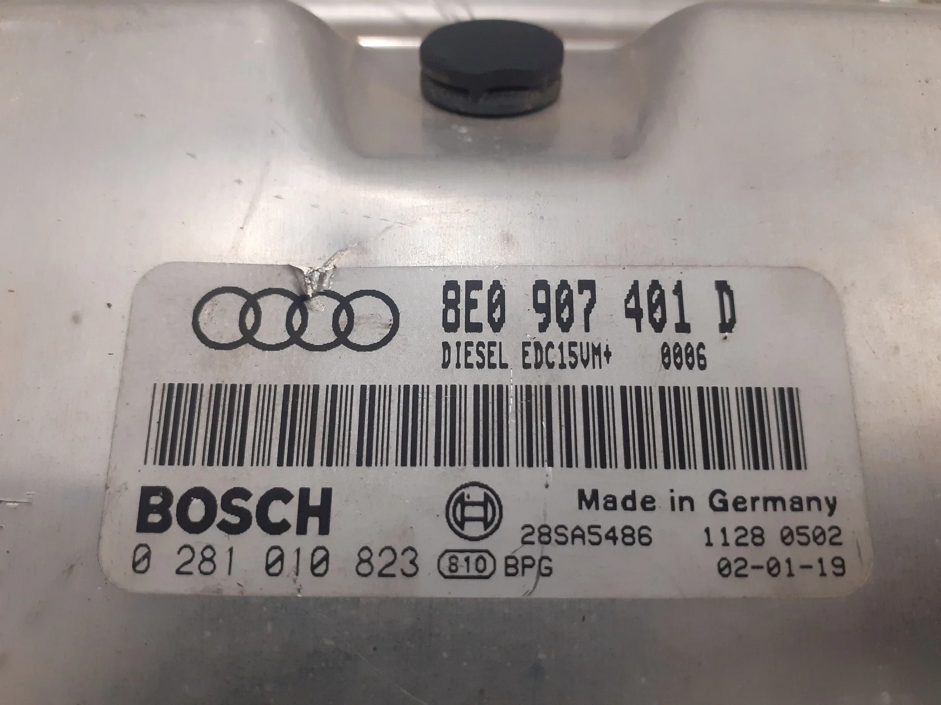 Centralita Motor Uce para Audi A4 Avant (8E)