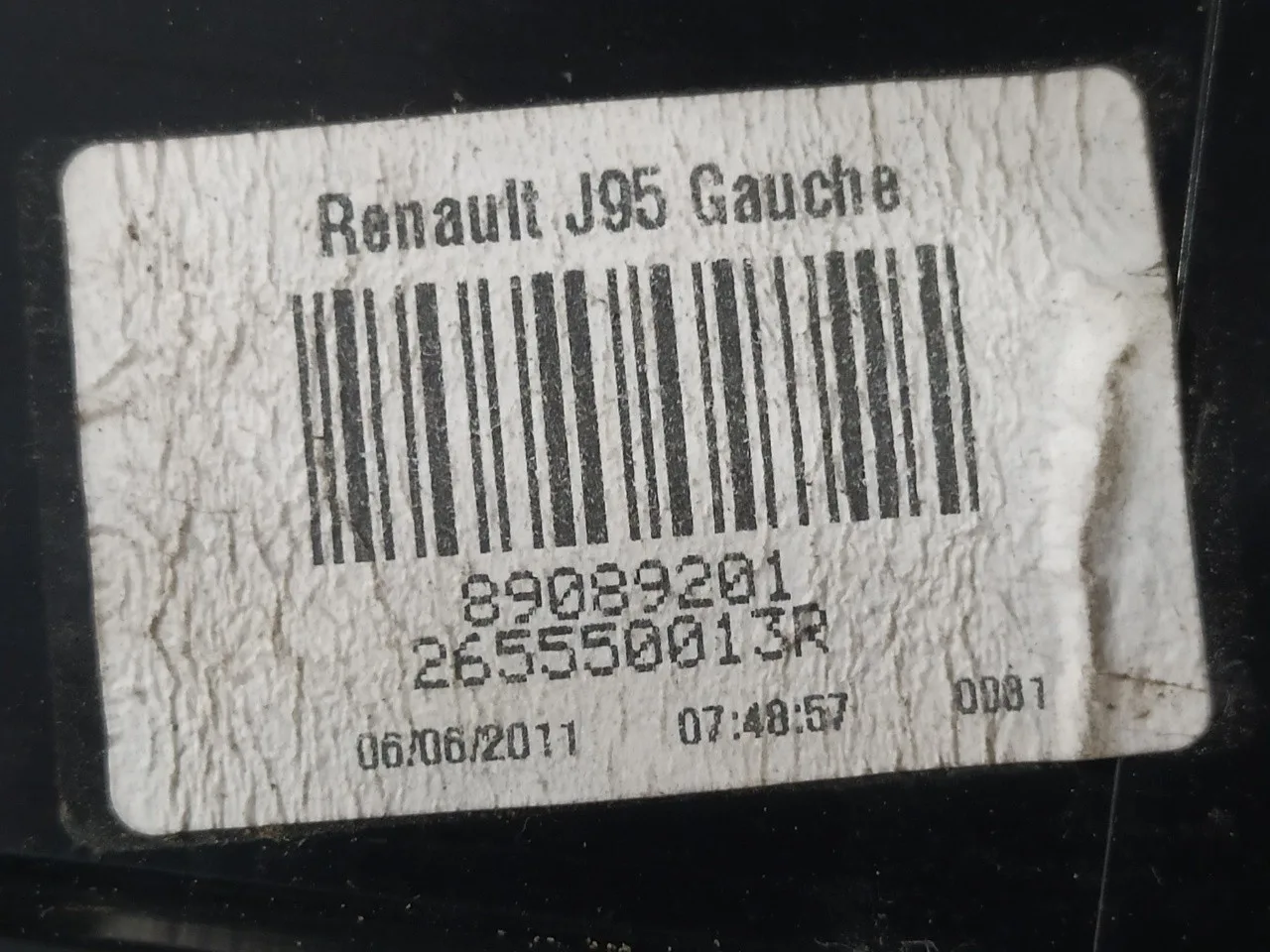 Piloto Trasero Izquierdo para Renault Scenic Iii