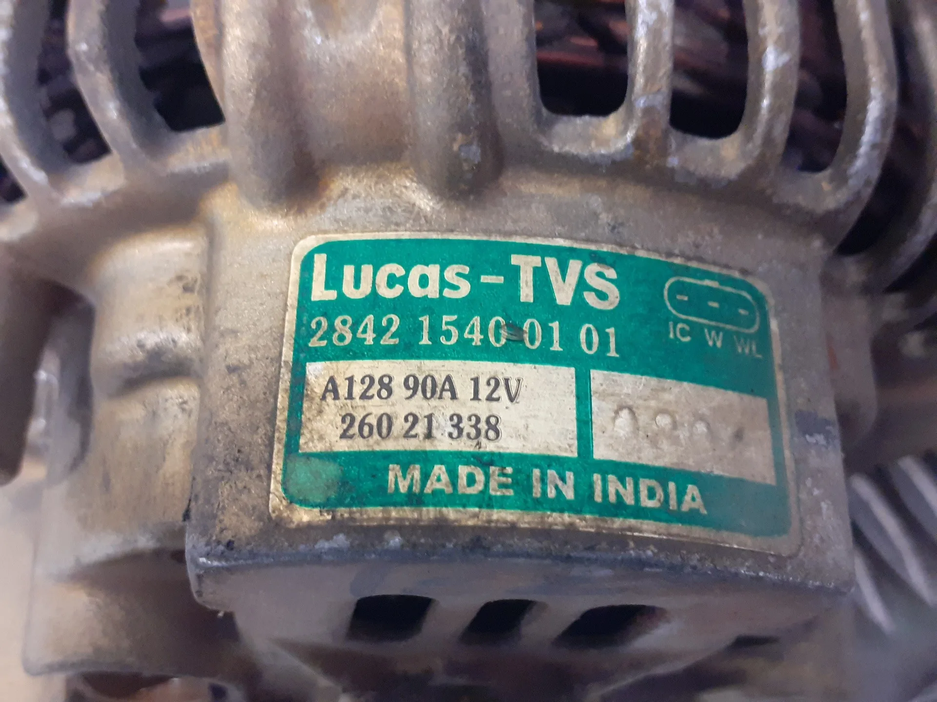 Alternador para Tata Indica