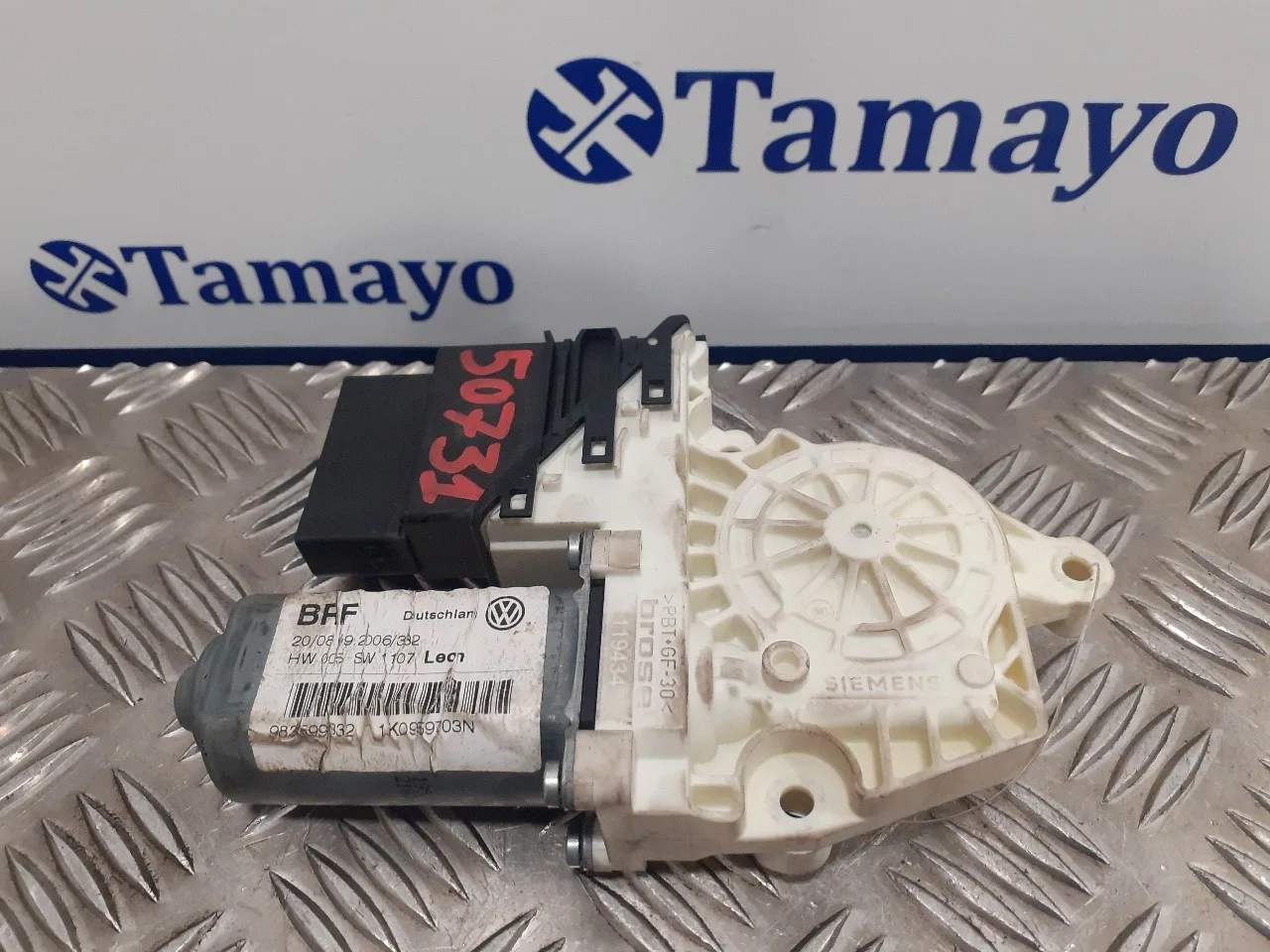 Motor Elevalunas Trasero Izquierdo para Seat Leon (1P1)
