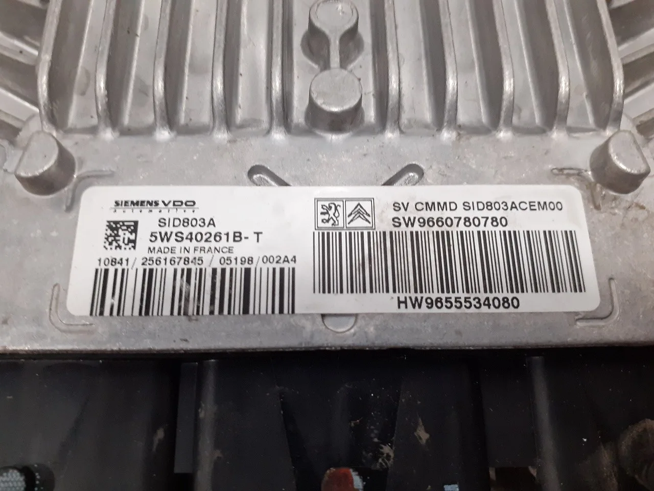 Centralita Motor Uce para Peugeot 407